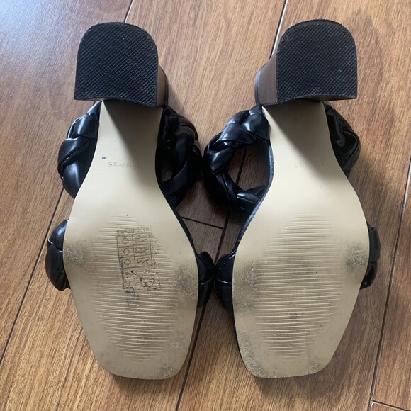Braided Block Heel Sandals Size 8 EUR 38 - Picture 4 of 4